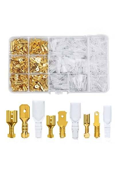 Choice 270 قطعة 270 قطعة موصلات أسلاك معزولة ذكر أنثى مقاس 2.8/4.8/6.3 مم مجم...