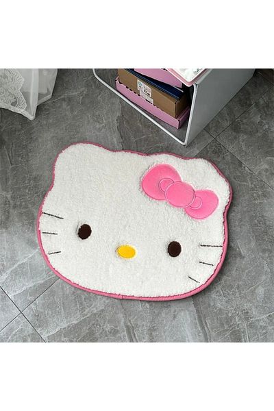 Choice About50x60cm 01 50x60cm Hello Kitty Bathroom Anti Slip Carpet Soft Car Seat Cushion Absorbent Quick