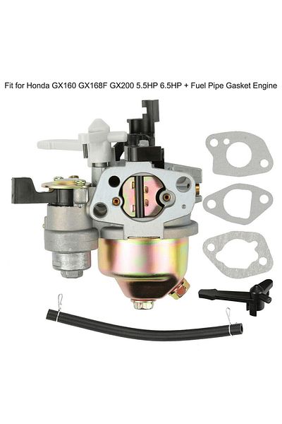 Choice Carburetor Carb Fit for Honda GX160 GX168F GX200 5.5HP 6.5HP + Fuel Pipe Gasket Engine Car Access...