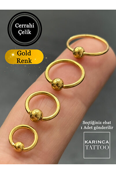 Karınca Piercing Klasik Halka Piercing Conch Orbital Daith Snug Rook Dudak Kaş Nipple Göbek Septum Meme Tragus Helix