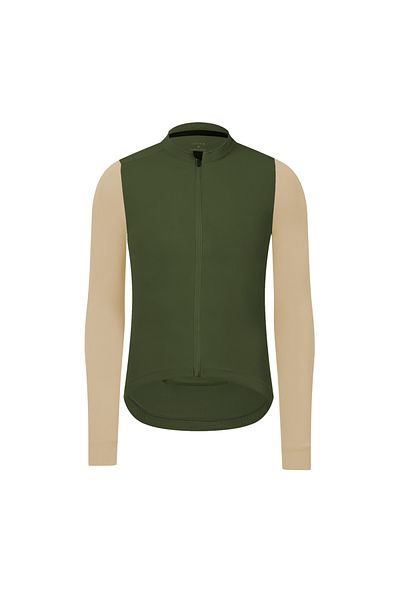 Rsantce Asia-XL Army Green-Khaki Rsantce 2024 Winter Thermal Fleece Cycling Jersey Top MTB Bike Outdoor Men'