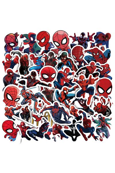 Miniso 30pcs 10/30/50pcs Disney Movie Spiderman Anime Stickers Skateboard Fridge Guitar Laptop Motorcycle T