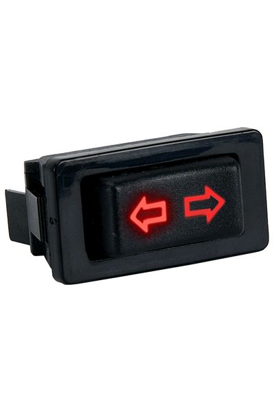 PQY Red Switch Only Universal Auto Car Power Window Switch Lifting Switch 5 Pin Dc 12v 20a Blue/red Ligh