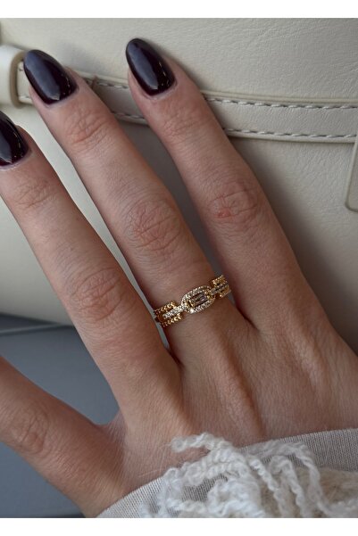 KİLİGİSTANBUL Gold Renk Henry Yüzük