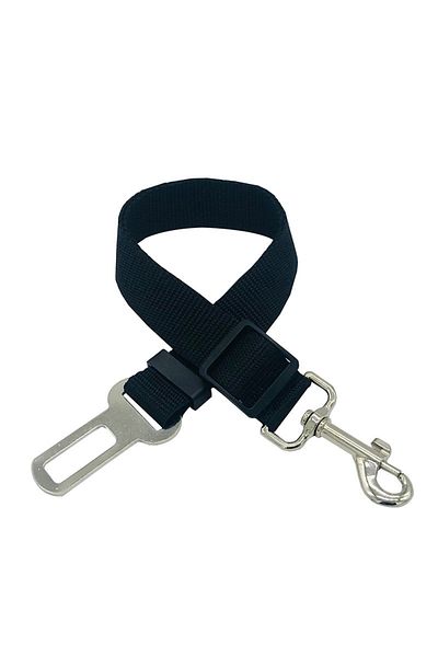 Choice Black Dog Car Seat Belt Safety Protector Travel Pets Accessories Dog Leash Collar Breakaway Solid Ca