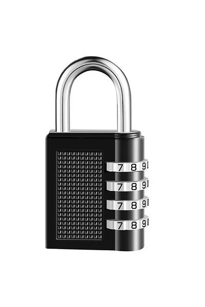 Choice Black Metal 4-digit Code Lock Outdoor Waterproof Padlock Suitcase Luggage Code Lock Home Locker Code