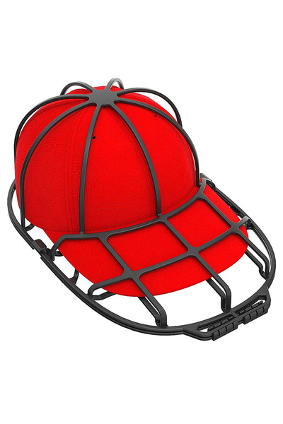 Choice 1 قطعة - أسود 1 قطعة غسالة قبعات، أدوات منزلية، ملحقات غسيل، إطار حماية من تشوه القبعات