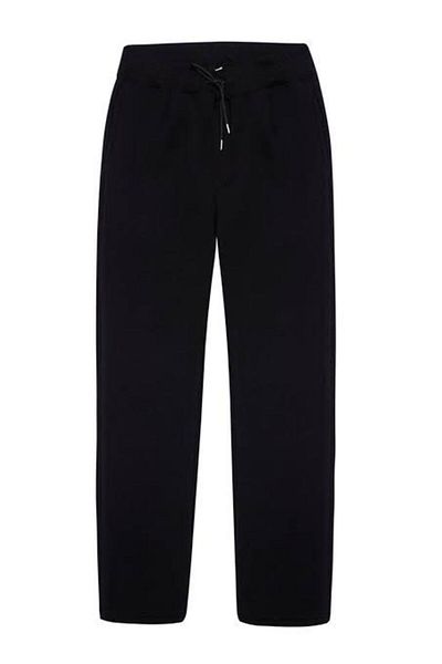 FUNSTYLE Unisex Μαύρο ίσιο πόδι φαρδύ χαλαρό παντελόνι