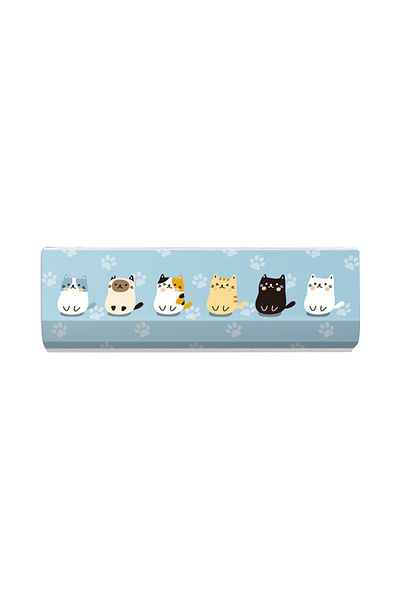 Choice D 1pc Commonly Recommended (BAG) Hanging Air Conditioner Dust Cover Knitted Fabric Soft Sunscreen D.