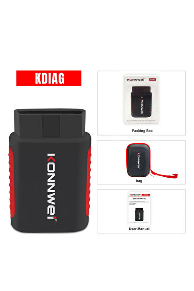 Choice إصدار بلوتوث KONNWEI KDIAG ماسح ضوئي كامل للنظام التلقائي إعادة تعيين ...