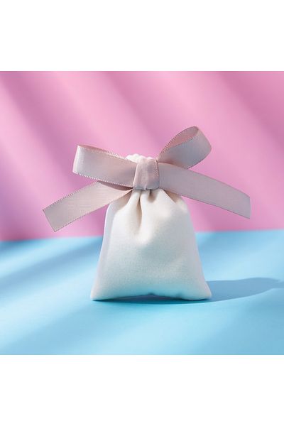 Choice 10x12cm beige 10pcs Beige Velvet Jewelry Packaging Pouches Bags Small Gift Ribbon Drawstring Bags Ne