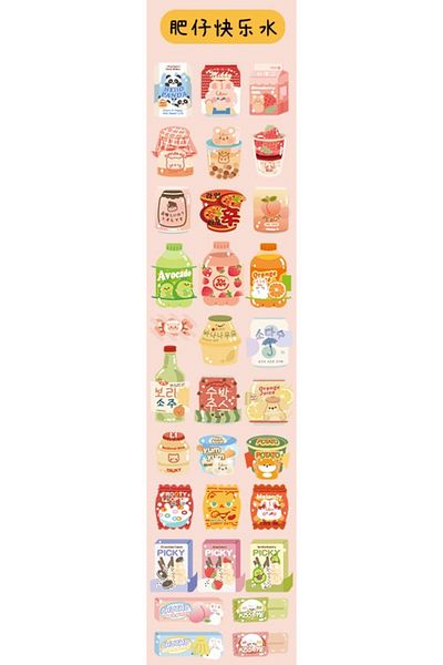 Choice Etori Life 1Roll/Box Instagram Cute Cartoon Animal Guka Tape Student DIY Stationery Decoration St...