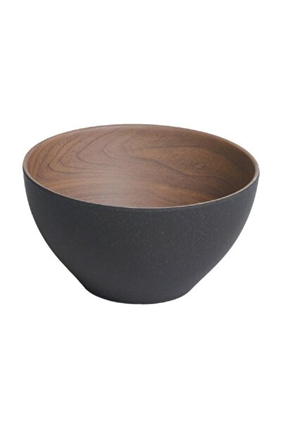 Parfait وعاء دائري أنيق ومتين مصنوع من ألياف الخيزران مقاس 12.3 سم