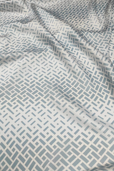 SARDO KUMAŞ Geometrik Desen Dijital Baskılı Şifon Saten En 1,50 cm