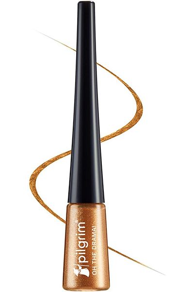 Pilgrim Boldly Bronze Metallic Eyeliner Long Lasting & Smudge Proof Enriched with Argan Oil