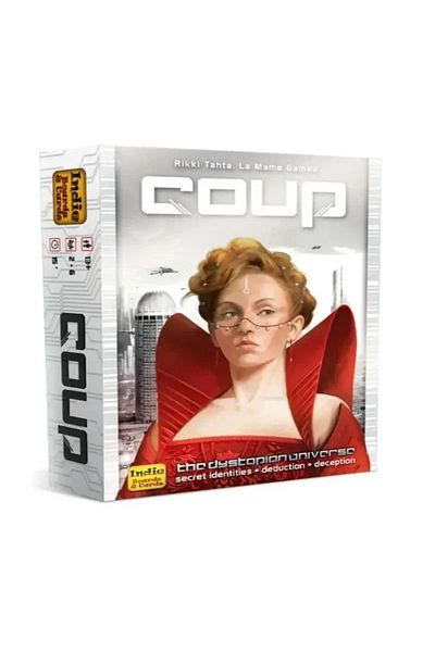 Choice Kp-coup2 Indie Boards And Cards | Coup | لعبة ورق | للأعمار من 14 عامًا | من 2 إلى 6 لاعبين | مدة اللعب 15 دقيقة