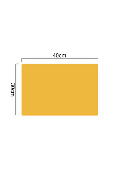 Choice 1Pcs 40x30cm Yellow 60/40cm Oversized Food Grade Silicone Waterproof Placemat Heat Insulation Anti-S