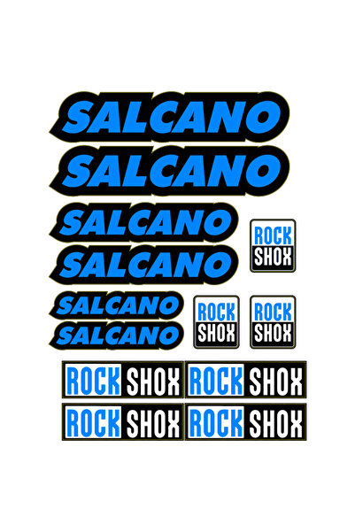 PROMOT BİSİKLET AKSESUAR SALCANO BİSİKLET KADRO STİCKER SETİ 004