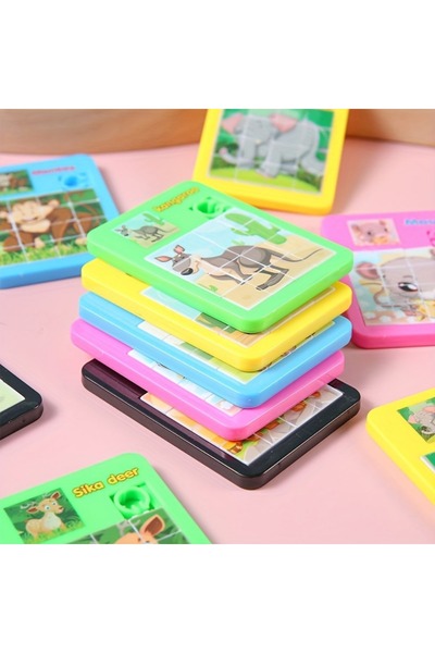 Choice مجموعة من 24 قطعة من ألعاب الألغاز الكرتونية اللطيفة على شكل حيوانات، ...