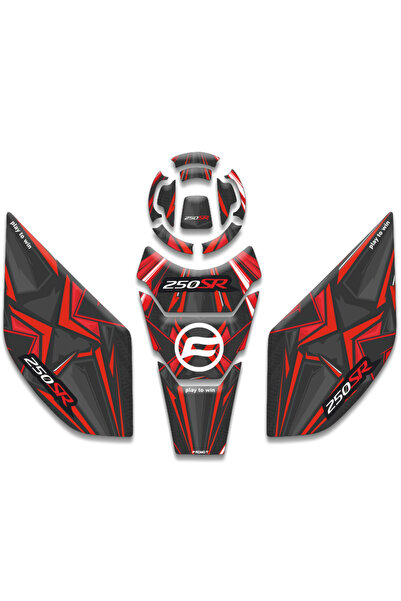 Genel Markalar CF MOTO 250SR  UYUMLU MOTORSİKLET TANK PAD SET (2016/ 2023) UY...