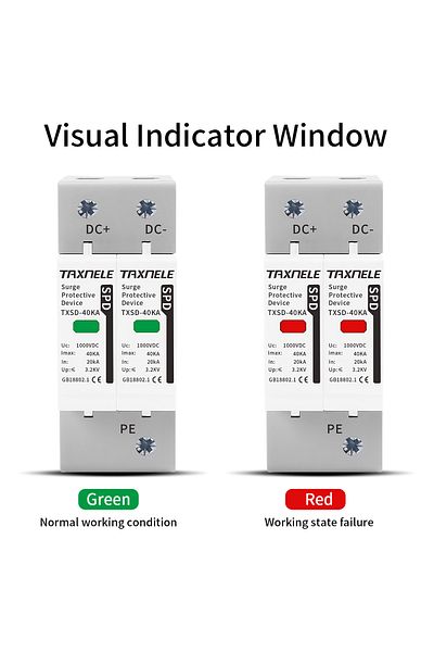 Choice 40KA DC800V DC SPD Surge Protective Device 600V 800V 1000V 2P 20KA 40KA 60KA Voltage Protector Solar