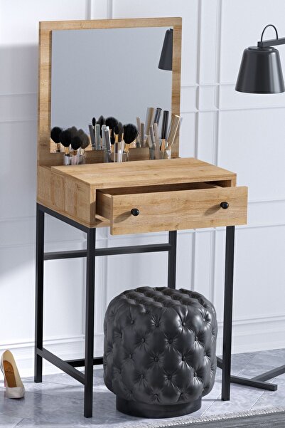DECORMET Mini Makyaj Masası Safir Meşe