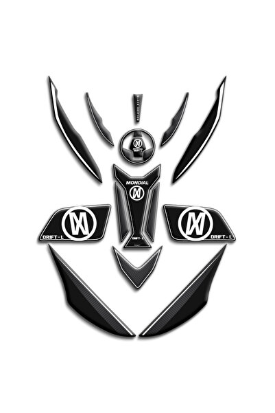MOTOSEPETİM MONDIAL DRİFT L 125 TANK PAD FULL SET 02
