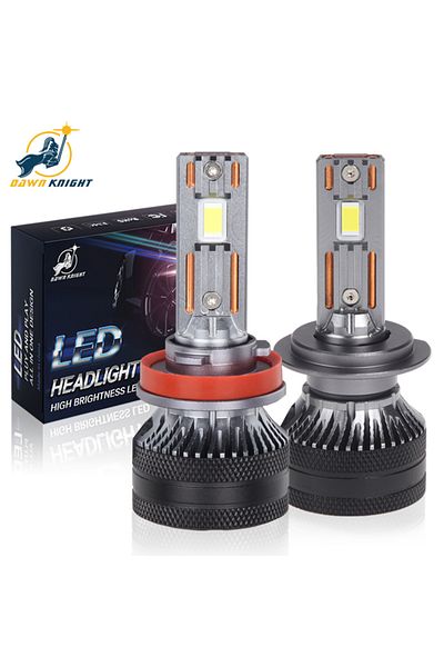 DAWN KNIGHT H7 6000k Cold White 140w K5c Plus H7 H11 H1 H4 Led Headlight Bulb 4300k Led Hb3 Hb4 Doub