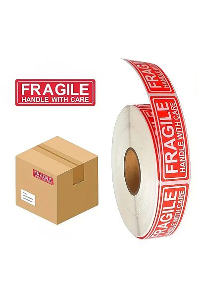 Choice 120pcs/roll Fragile Label Stickers Handle With Care Thank You Warning Signs Tags
