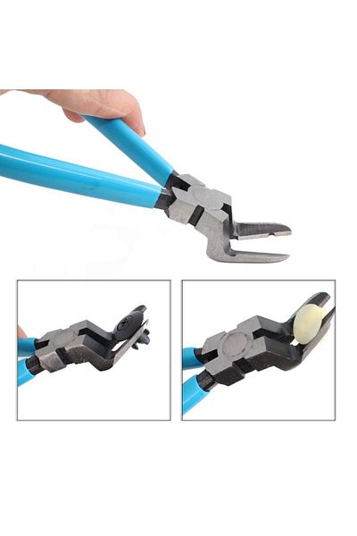 Choice Multifunctional Diagonal Pliers Car Clip Pliers Car Rivet Tightening Pliers Wire Stripping Plier ...