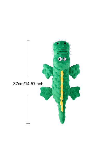 Choice Green Soft Plush Pet Dog Squeaky Chew Toys Stuffed Crocodile For Small Large Dogs Cat Cute Interacti