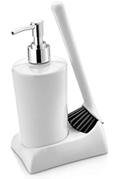 STOREMAX MU-ARTSHOP HOME Armona Perie din silicon Bucătărie Baie Dozator de săpun lichid Set suport burete tnca 871301
