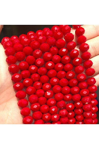 Choice 4 مم (حوالي 135 قطعة) من أحجار اليشم الأحمر الطبيعية متعددة الأوجه لصن...