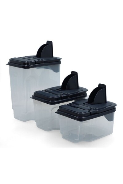 Felli 3-Piece BPAFree Durable Plastic Food Container Set