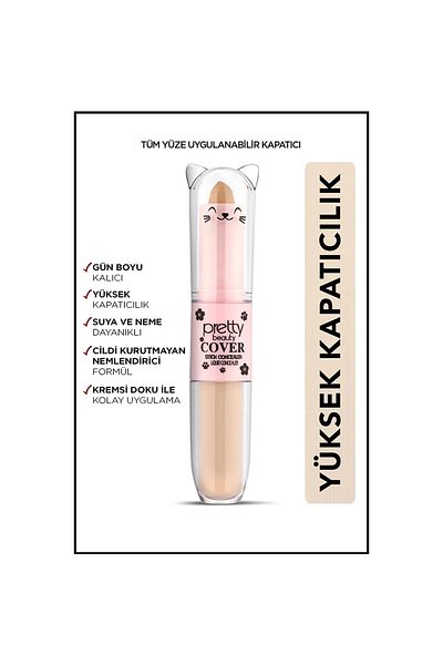 Pretty Pb-410 Cover Stick & Liquid Concealer No:02