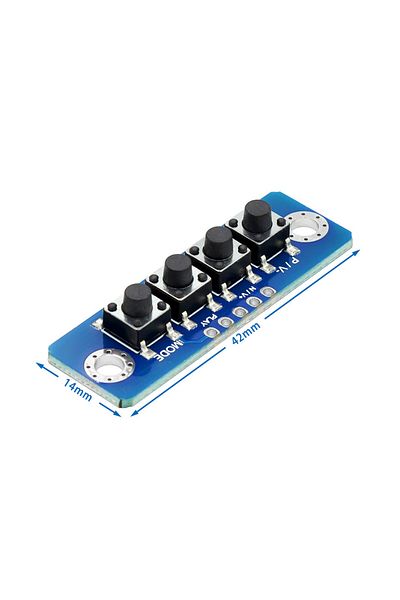 Choice 4 Bit 1 2 3 4 5 6 Bit Independent Button Module Mcu External Button Module Micro Switch Buttonboard