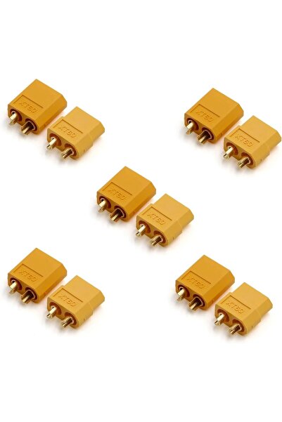 Choice 5 أزواج من موصلات XT60 ذكر أنثى موصلات رصاصية XT60 موصلات طاقة لبطارية...