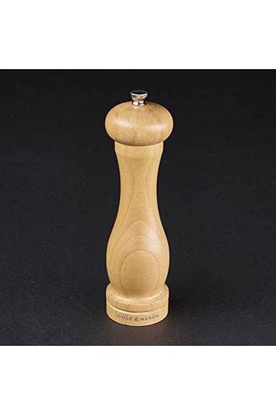 STOREMAX Ntwork & Mason HA0825P Beech Capstan 200mm Salt Mill Art 1087243