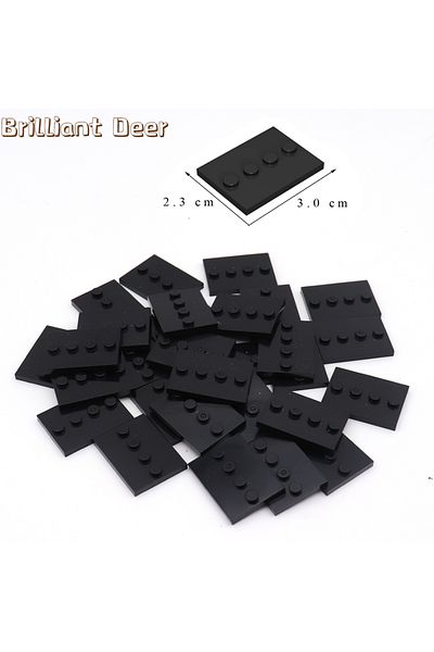 Brilliant Deer 50PCS City Figures Stand 3X4 Dots Base Plate With 4 Knobs Display Holder DIY MOC Building Blocks ...