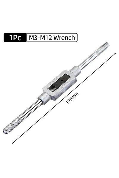 Choice Tap Wrench - M3-12 Adjustable M3-m12 T-handle Ratchet Tap Holder Wrench Tap Wrench Drill Set Hand Ta