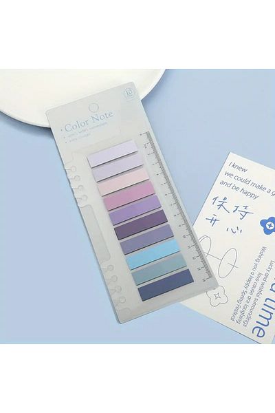 Choice 10 200pcs Index Sticky Note Tabs, Writable Page Marker For Book Annotations, Transparent Calendar Ma