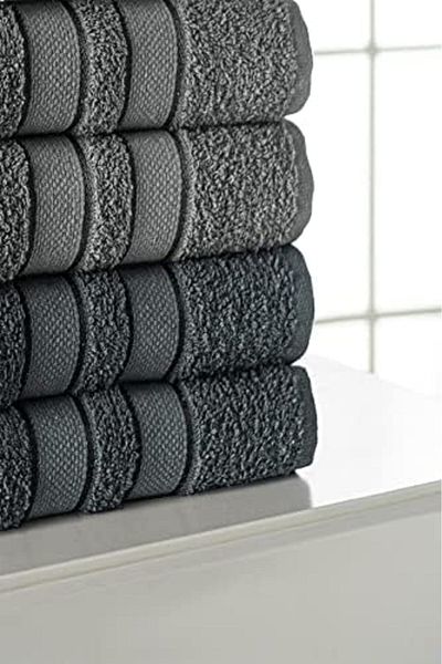 STOREMAX metrashop Home Lia Τρίχρωμη πετσέτα χεριών, 6 πακέτο, 6 τεμάχια 50x85, μαλακή και απορροφητική, Premi