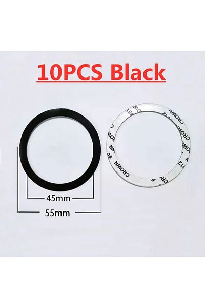 Choice Black 10pcs Strong Magnetic Metal Plate Universal Pad Sticker Magnet Stand For Iphone Samsung Xiaomi