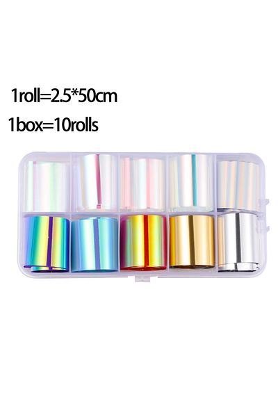 YouYoungDifferent Aurora Laser Film Foil Resin Jewelry Stuff Reflective Stickers Laser Film DIY Craft Epoxy Silicon...