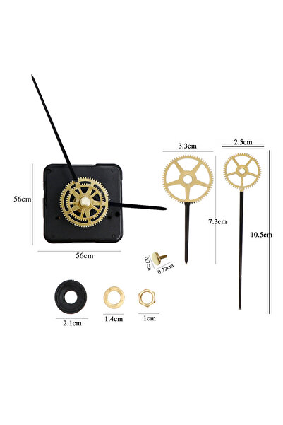 Choice قالب سيليكون صامت بحركة الساعة من النوع 4، قطعة واحدة، مناسب لصنع المج...