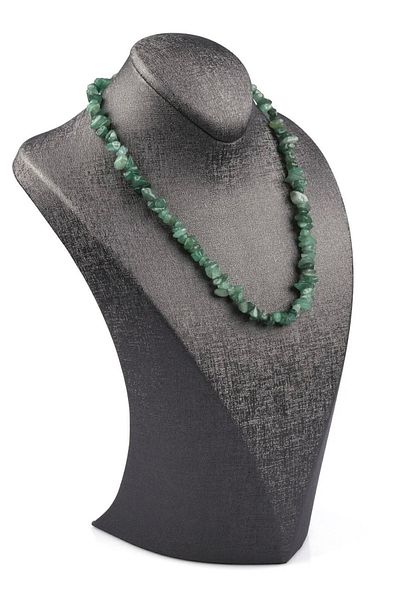 Zodyak Doğal Taş Aventurine Broken Natural Stone Necklace (luck, abundance, health stone)