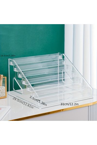 Choice Seven Alloy Model Car Storage Box 1:64 Hot Wheels Multi-meka Shelf Ladder Transparent Multi-layer Di