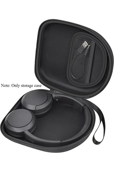 Choice حافظة سماعة رأس سوداء متوافقة مع سماعات الرأس اللاسلكية WH-CH520 المزودة بتقنية البلوتوث مع M
