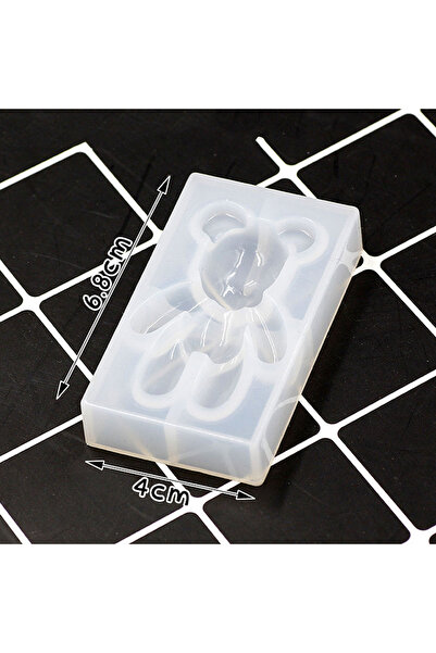 Choice قالب دب من السيليكون على شكل دب حيوانات DIY قالب إيبوكسي من الراتنج قو...