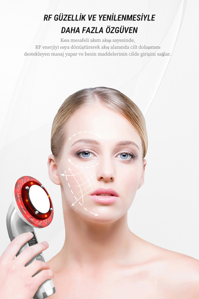 VERYFİT 8 In 1 Ems Ultrasonik Yüz Zayıflatma Cihazı Yüz Boyun Kaldırma Cilt S...